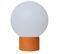 Lampe De Table Touch Effet Beton Orange LED Terra Terre Cuite Orange Terre Cuite H 25 Cm