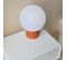 Lampe De Table Touch Effet Beton Orange LED Terra Terre Cuite Orange Terre Cuite H 25 Cm