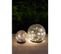 Sphere Solaire  Effet Verre Brise  O 10 Cm