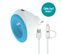 Prise Bewatt Avec Chargeur USB Réversible (bleue) - Watt And Co