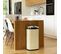 Poubelle De Cuisine Automatique Largo Beige Acier Inoxydable 42 L