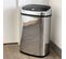 Poubelle De Cuisine Push City Argent Acier Inoxydable 50 L