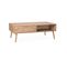 Table Basse. Eva.  Scandinave En Cannage Arrondi Et En Décor Bois. 1 Tiroir Réversible L110 X L59 X