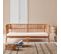 Banquette 3 Places En Rotin Avec Coussin D'assise. Moorea. L 192 X P 80 X H 75cm