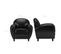 Fauteuil Club Noir