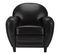 Fauteuil Club Noir