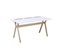 Bureau Scandinave 150 Cm Mobox Blanc