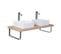 Plan De Toilette Suspendu Pour Vasque Will - 120 Cm - Ep. 3,8 Cm