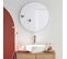 Miroir En Métal Rond D60cm Ema Blanc