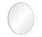 Miroir En Métal Rond D60cm Ema Blanc