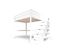 Lit Mezzanine Sylvia Avec Escalier Cube Bois, Couleur: Blanc, Dimensions: 140x200