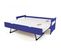 Lit Gigogne Topaze Pin Massif, Couleur: Bleu Foncé, Dimensions: 90x190