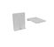 Lit Happy + Tiroirs + Chevets Amovibles - 2 Places, Couleur: Gris Aluminium, Dimensions: 160x200