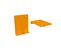 Lit Happy + Tiroirs + Chevets Amovibles - 2 Places, Couleur: Orange, Dimensions: 160x200