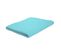 Drap Plat Coton Bio Turquoise 118x180