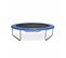 Trampoline Rond Ø 250cm Bleu Avec Son Filet De Protection - Pluton - Trampoline De Jardin 2.5m-