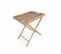 Desserte De Jardin En Bois 68x44cm - Murcia - Plateau Amovible Sur Pied. Table D'appoint. Table