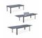 Salon De Jardin Table Extensible - Odenton Anthracite - Grande Table En Aluminium 235/335cm Avec