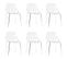 Lot De 6 Chaises Blanches - Lily