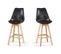 Lot De 2 Tabourets De Bar Noirs - Gotteborg