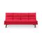 Banquette Clic Clac 3 Places Rouge - Vanan