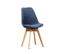 Chaise Scandinave Bleu Patchwork - Bjorn