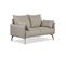 Canapé Scandinave 2 Places Beige - Ivar