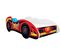 Pack Complet Lit Enfant Voiture Formule 1 Rouge : Lit + Matelas + Parure + Couette + Oreiller