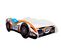 Pack Complet Lit Enfant Voiture Formule 1 Motif Twist : Lit + Matelas + Parure + Couette + Oreiller