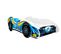 Pack Complet Lit Enfant Voiture Formule 1 Bluebird : Lit + Matelas + Parure + Couette + Oreiller