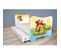 Pack Complet Lit Elfe : Sommier + Tiroir + Matelas Et Parure + Couette + Oreiller