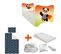 Pack Complet Lit Super Panda : Sommier + Tiroir + Matelas Et Parure + Couette + Oreiller