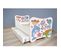 Pack Complet Lit Poissons : Sommier + Tiroir De Rangement + Matelas et Parure + Couette + Oreiller