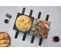 Appareil À Raclette 4en1–crêpière–grill-pierre À Cuire-8 Personnes-1500w–cheese et Stone