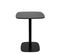 Table Bistrot Cuisine Hauteur 75cm Plateau 60x60cm, 1-2 Personnes Pied Métal SILA (noir)