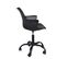 Chaise Bureau Design Coussin Accoudoirs Hauteur Réglable Pivotant Roulettes MOTO (noir Marron)