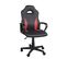 Chaise Gamer Junior Hauteur Réglable Siège Simili Pivotant Accoudoirs Rembourrés WAN(noir Rouge)