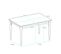 Table Cuisine Bois Massif Vernis 120x75cm Maxi 4 Personnes NITA (bois Foncé)