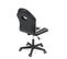 Chaise Bureau Gamer Enfant Simili Rembourré Hauteur Réglable Pivotant Roulettes BAM (noir-blanc)