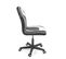 Chaise Bureau Gamer Enfant Simili Rembourré Hauteur Réglable Pivotant Roulettes BAM (noir-blanc)