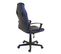 Chaise Gamer Junior Siège Basculant Hauteur Réglable Pivotant Roulettes Souples SENA (noir Bleu)