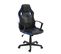 Chaise Gamer Junior Siège Basculant Hauteur Réglable Pivotant Roulettes Souples SENA (noir Bleu)