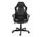 Chaise Gamer Junior Siège Basculant Hauteur Réglable Pivotant Roulettes Souples SENA (noir Gris)