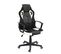 Chaise Gamer Junior Siège Simili Basculant Hauteur Réglable Pivotant Roulettes SENA (noir Blanc)