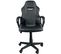 Chaise Gamer Junior Siège Basculant Pivotant Hauteur Réglable Accoudoirs Rembourrés FLIP (noir Gris)