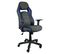 Chaise Gamer Siège Basculant Simili Alcantara Hauteur Réglable Pivotant Roulettes Souples AZUL