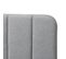 Lit coffre 140x190cm avec sommier AVIA en tissu gris