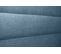 Lit Coffre 200x200cm Avec Tête De Lit Lignes Tissu Bleu - Hauteur Totale : 39cm