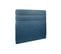 Lit Coffre 160x200cm Avec Tête De Lit Lignes Tissu Bleu - Hauteur Totale : 39cm