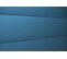 Lit Coffre 140x200cm Avec Tête De Lit Lignes Velours Bleu - Hauteur Totale : 39cm